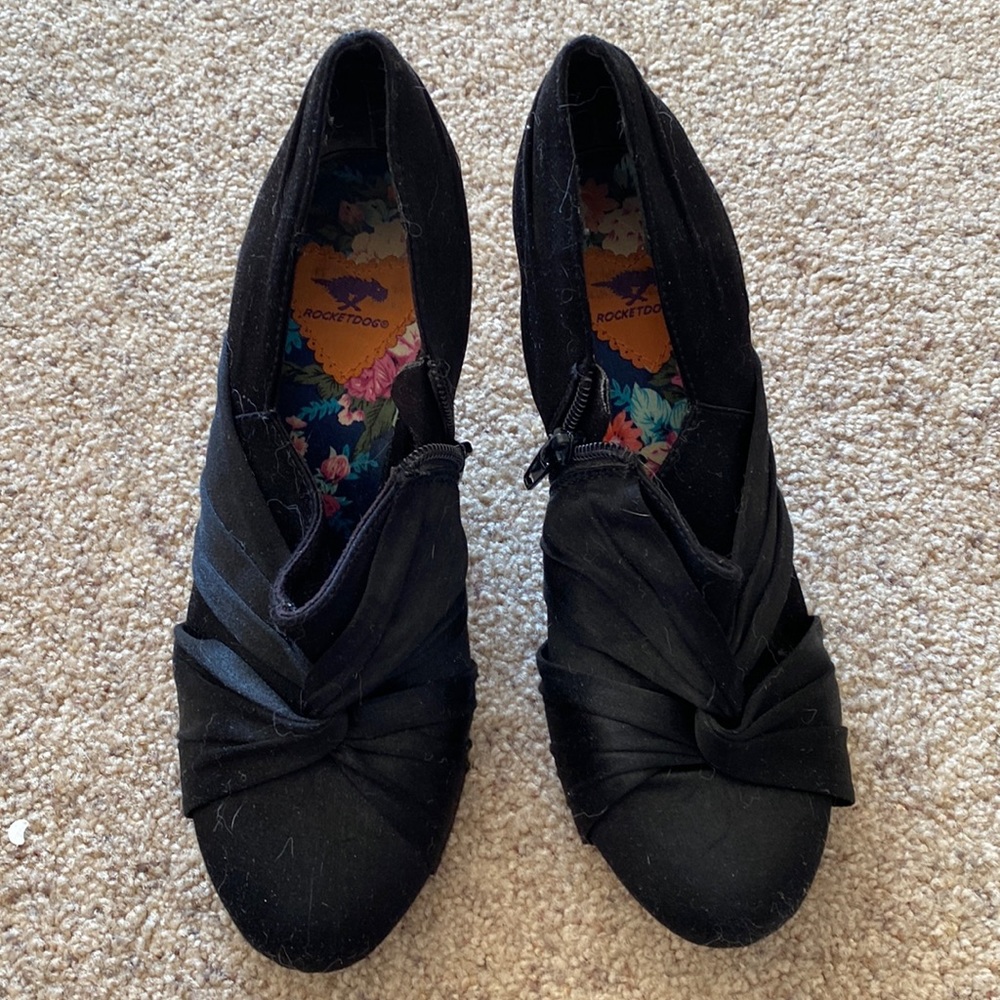 Rocketdog Black Heel w/ zipper